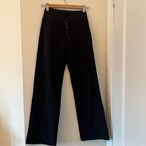 Lululemon womens black pants, size 4, flare style, good condition
